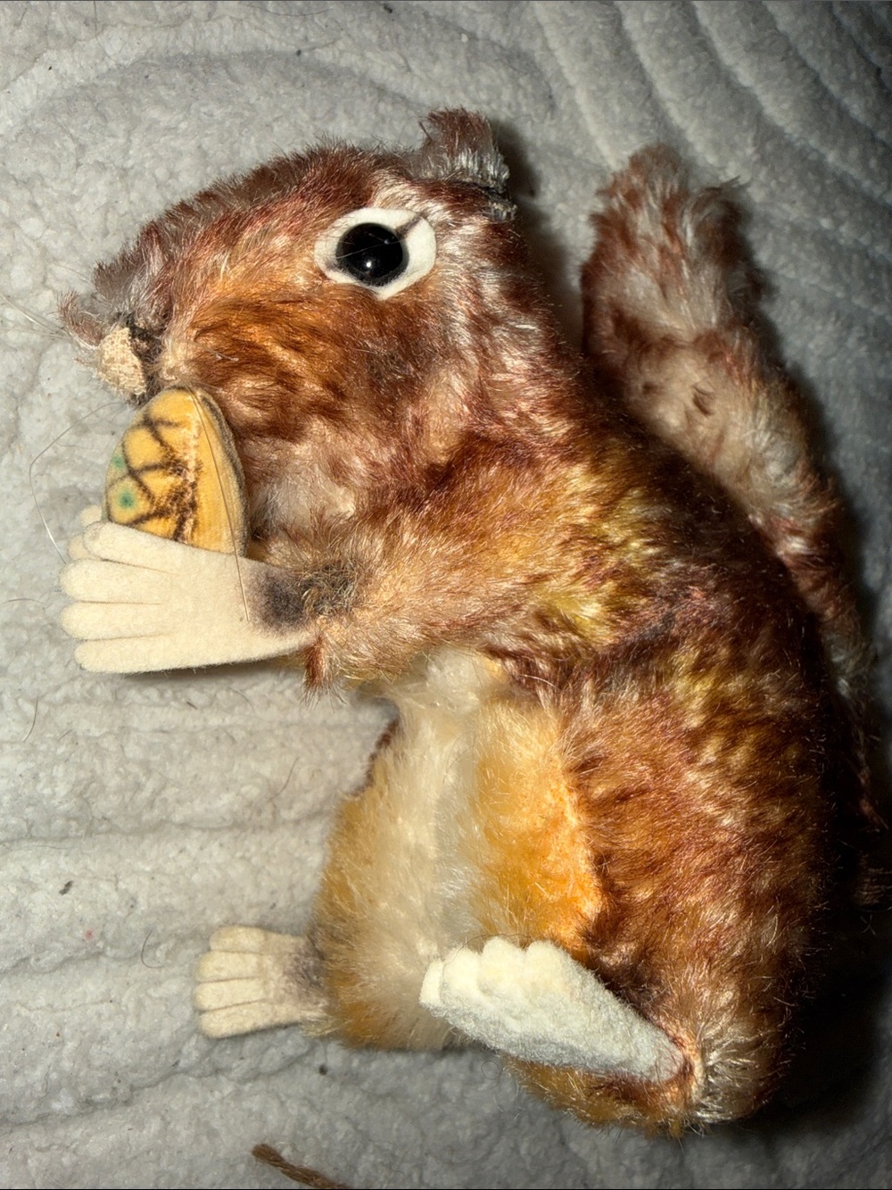 đżď¸ Rare Vintage Steiff Mohair Squirrel w/ Button â 1950s German Plush â - Picture 2 of 9